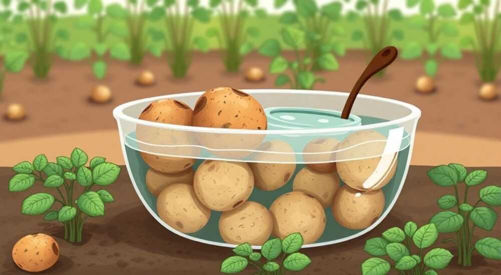 В чем замачивать картофель перед посадкой от колорадского жука