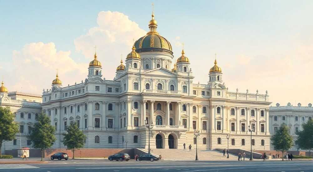 В каком стиле архитектура питера