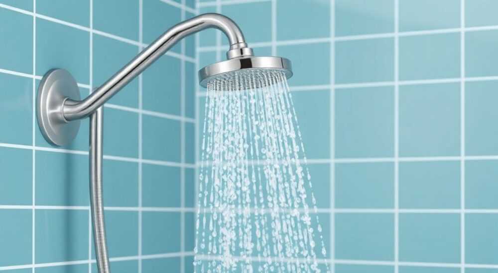 В лейке душа слабый напор воды почему