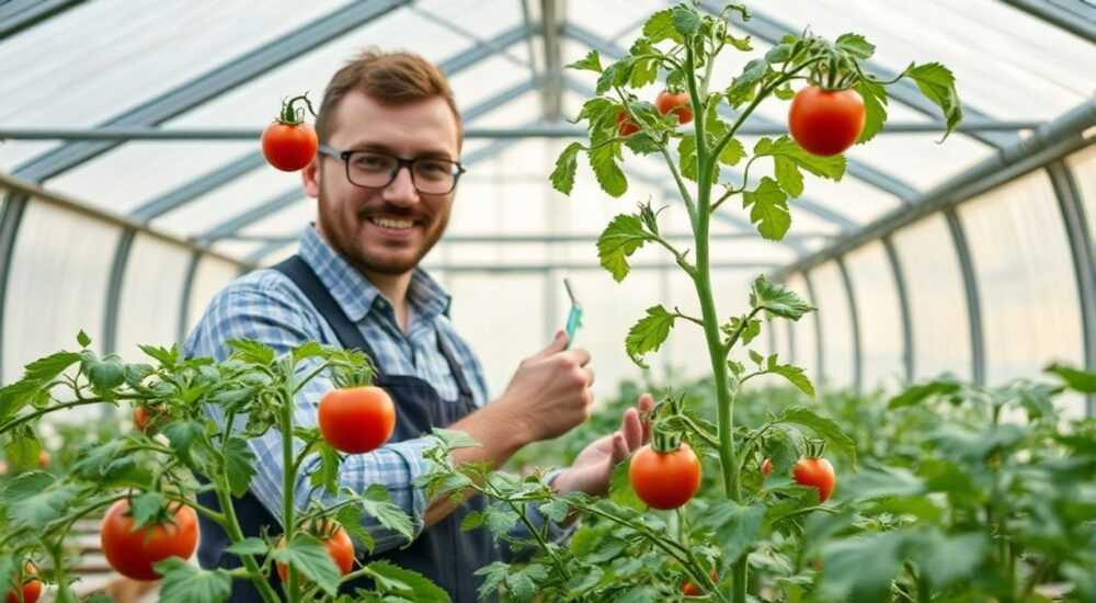 Верхушки томатов кудрявятся в теплице почему