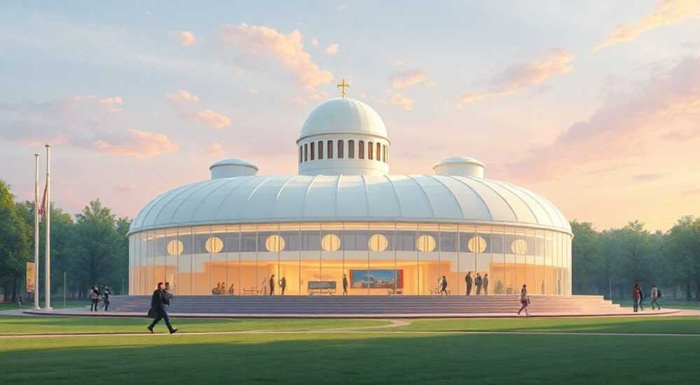 Временная архитектура парка горького