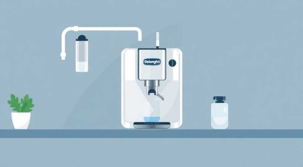 Вставьте узел подачи воды delonghi что