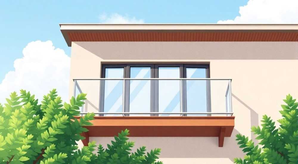 Зачем карниз на балконе