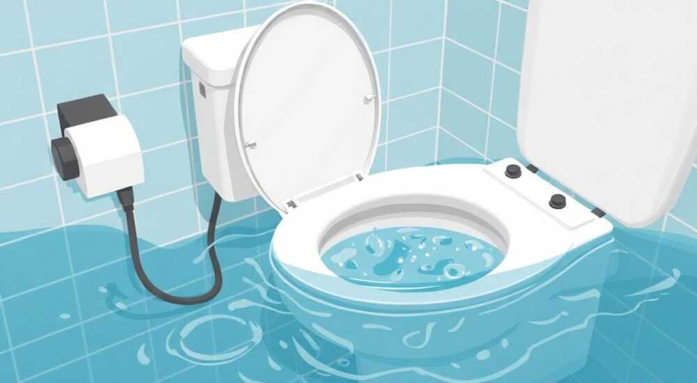 Засорился унитаз что делать вода поднимается