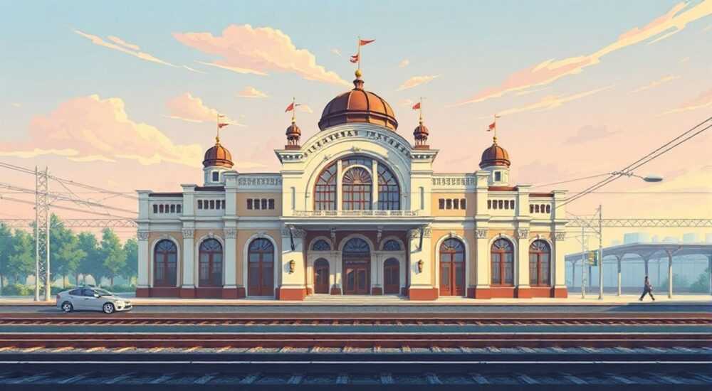 Здание казанского вокзала стиль архитектуры