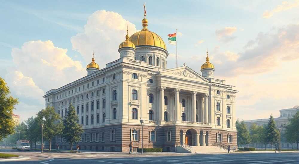 Здание русской архитектуры