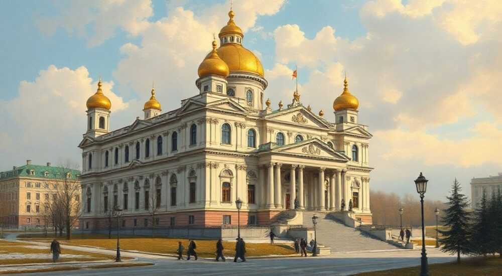Живопись и архитектура в первой половине 19 века в россии