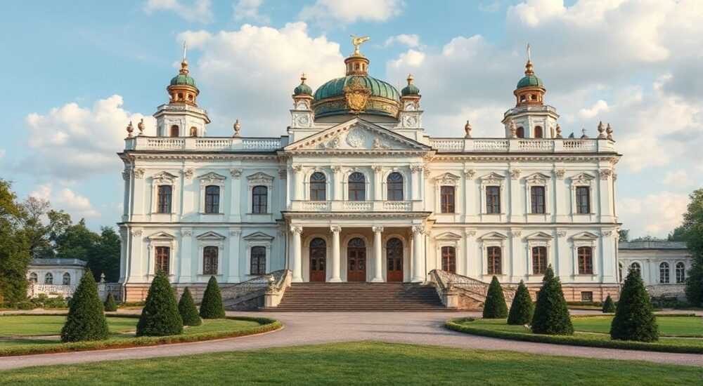 Александровский дворец в царском селе архитектор