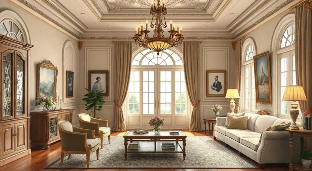 Ампир дизайн интерьера