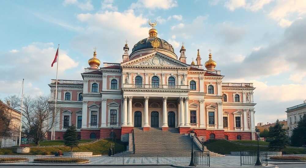 Архитектура исторического музея в москве
