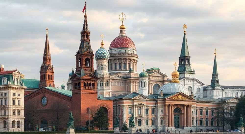 Архитектурные стили москвы