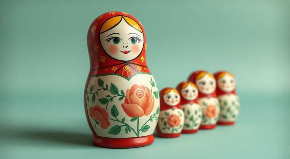 Арт объект матрешка