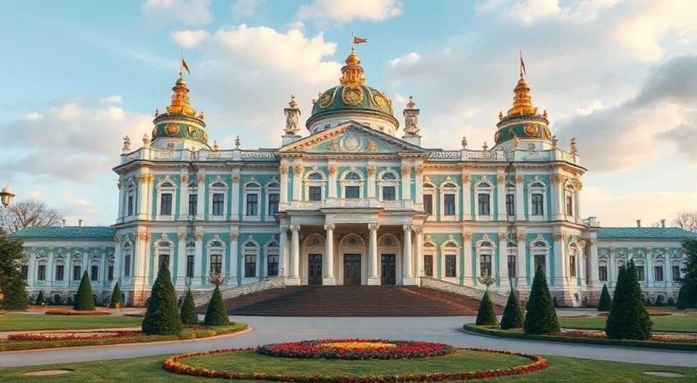 Большой дворец в петергофе архитектор