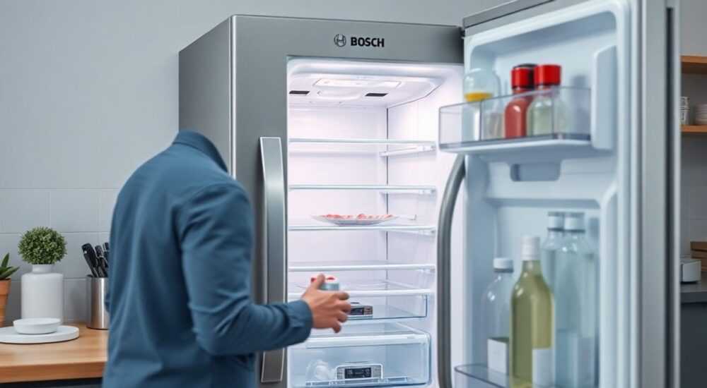 Bosch холодильник как включить