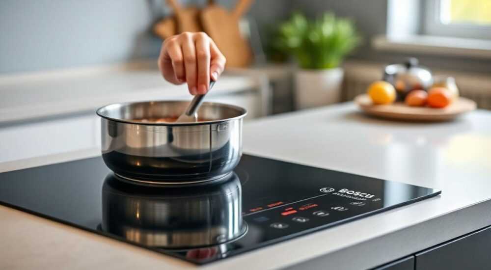 Bosch индукционная плита как пользоваться