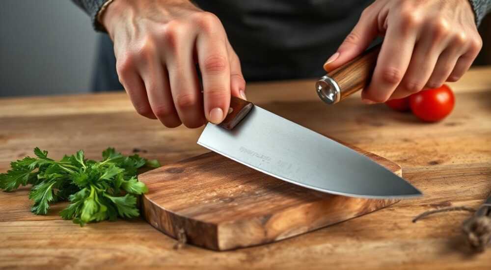 Чем лучше точить ножи кухонные
