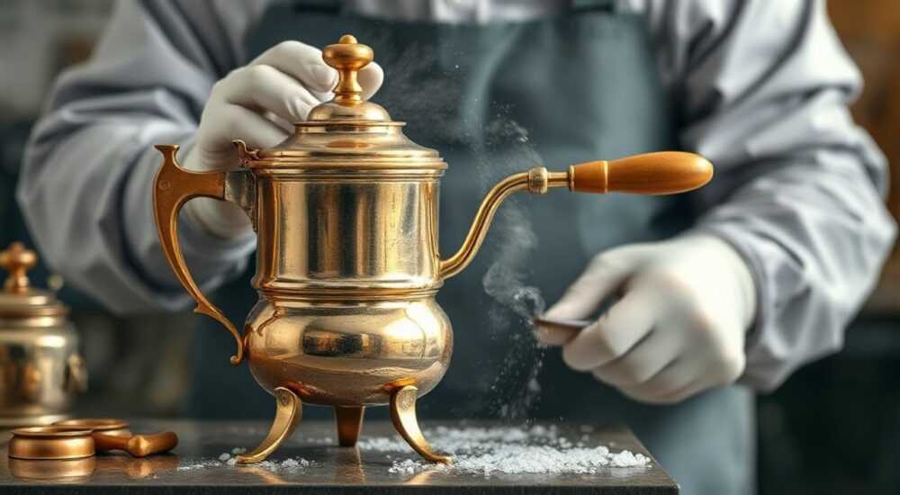 Чем очистить самовар из латуни