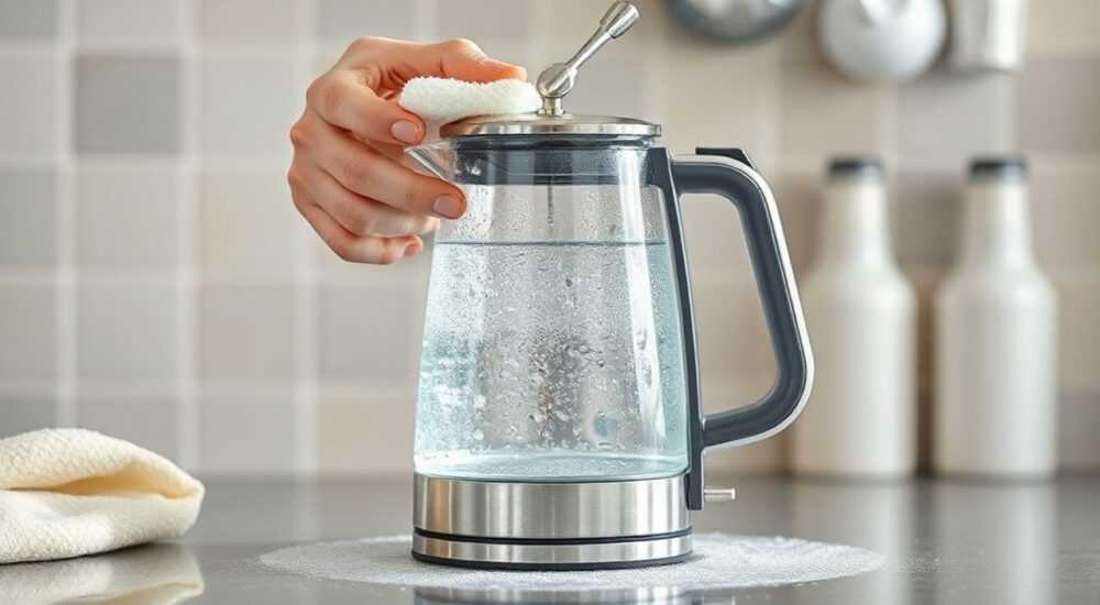 Чем очистить стеклянный чайник от накипи
