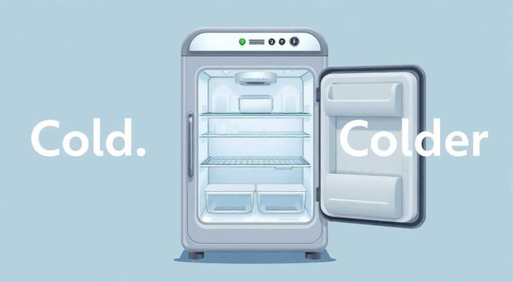 Что означает в холодильнике cold и colder