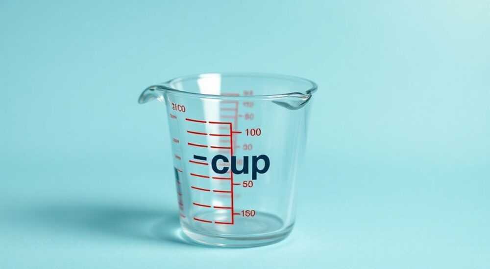 Что такое cup на мерном стакане