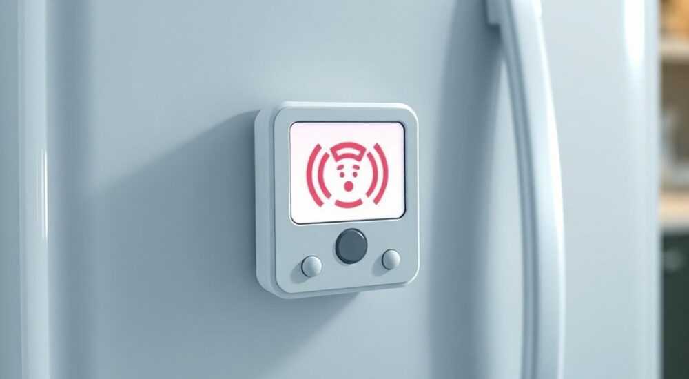 Что значит alarm на холодильнике