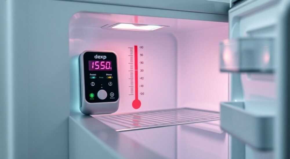 Dexp холодильник как выставить температуру