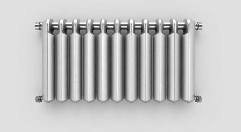 Длина биметаллического радиатора 10 секций