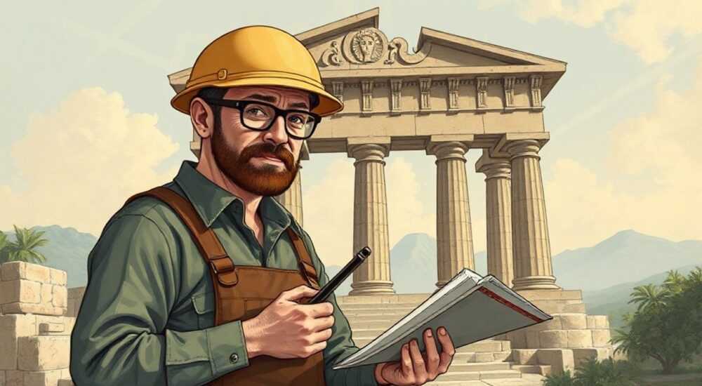 Древний строитель и архитектор