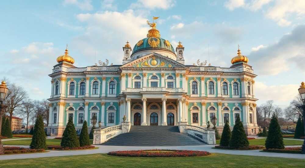 Дворец марли в петергофе архитектор