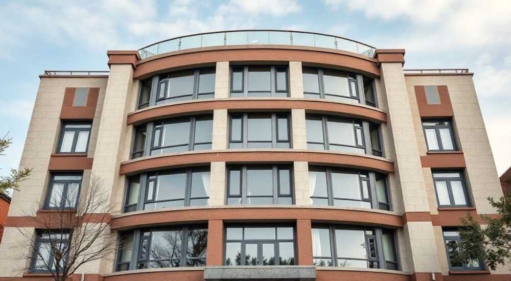 Фасад в стиле конструктивизм