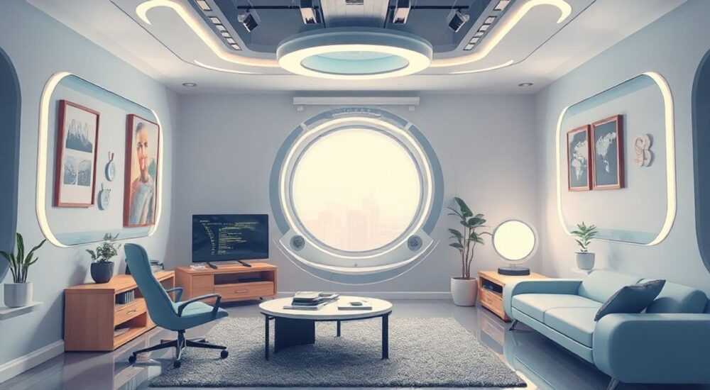 Футуризм дизайн интерьера
