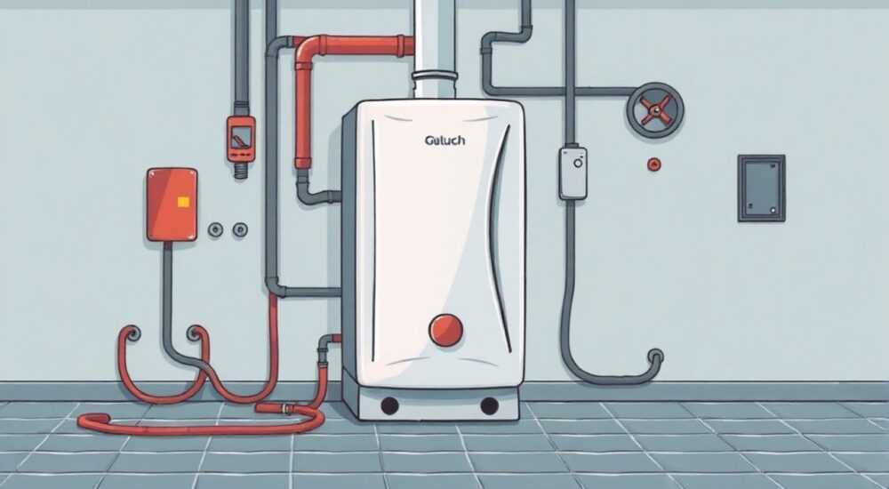 Газовый котел луч напольный тухнет