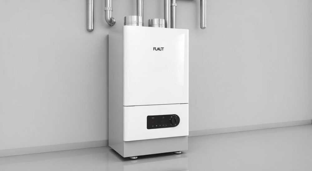Газовый котел парапетный двухконтурный напольный 20 киловатт