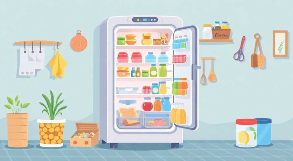 Игра где нужно складывать продукты в холодильник