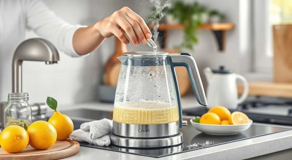 Как чистить чайник от накипи лимонной кислотой в домашних условиях