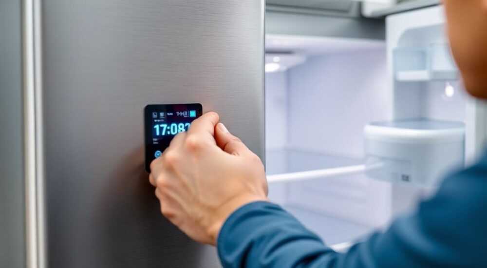 Как изменить температуру холодильника lg