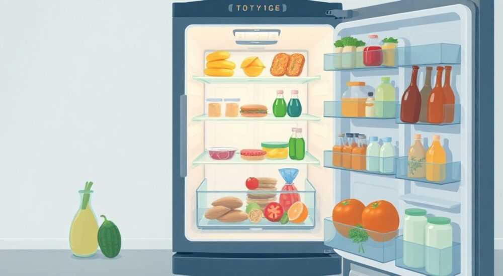 Как изменяется внутренняя энергия продуктов в холодильнике