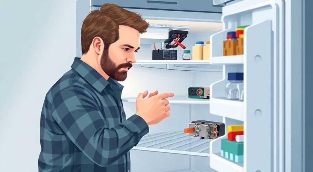 Как менять реле холодильника