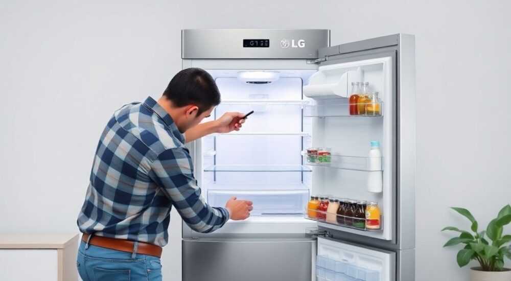Как настроить холодильник lg