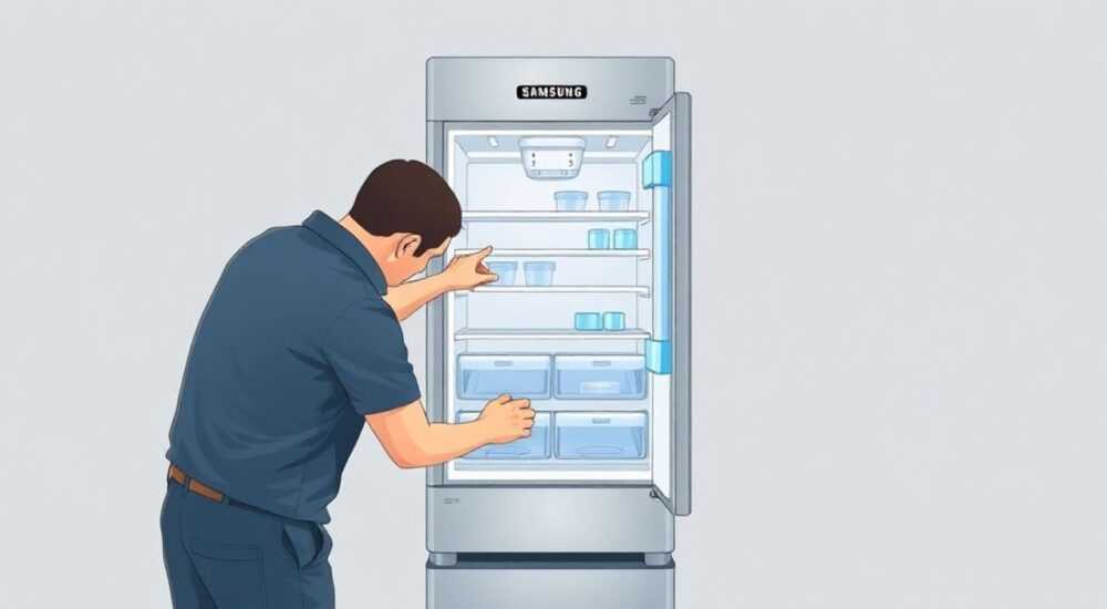 Как настроить холодильник samsung