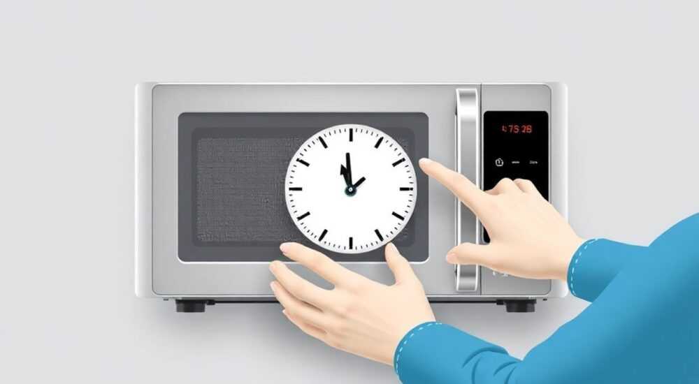 Как настроить время на микроволновке lg smart inverter