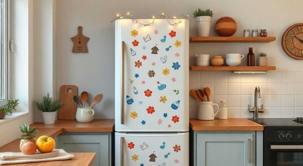 Как обыграть холодильник на кухне