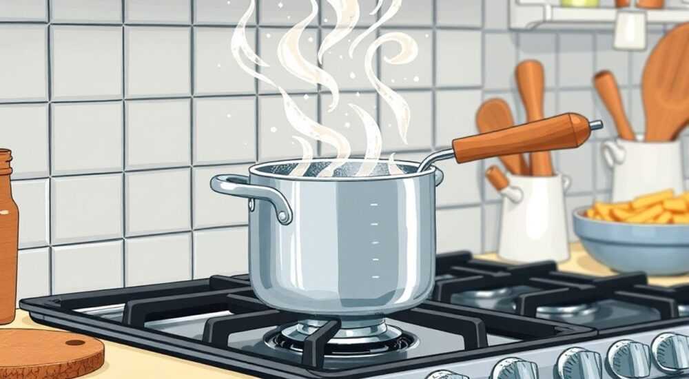 Как обжечь чугунный казан на газу