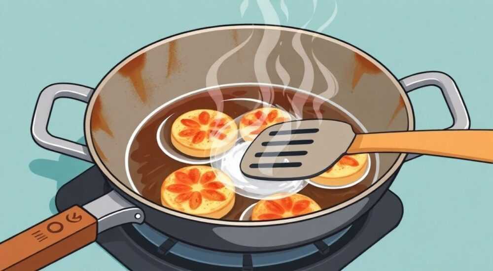 Как очистить дно сковороды от нагара