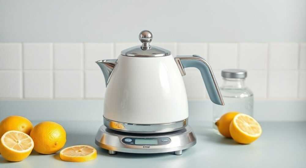 Как очистить электрический чайник от накипи в домашних условиях быстро лимонной кислотой