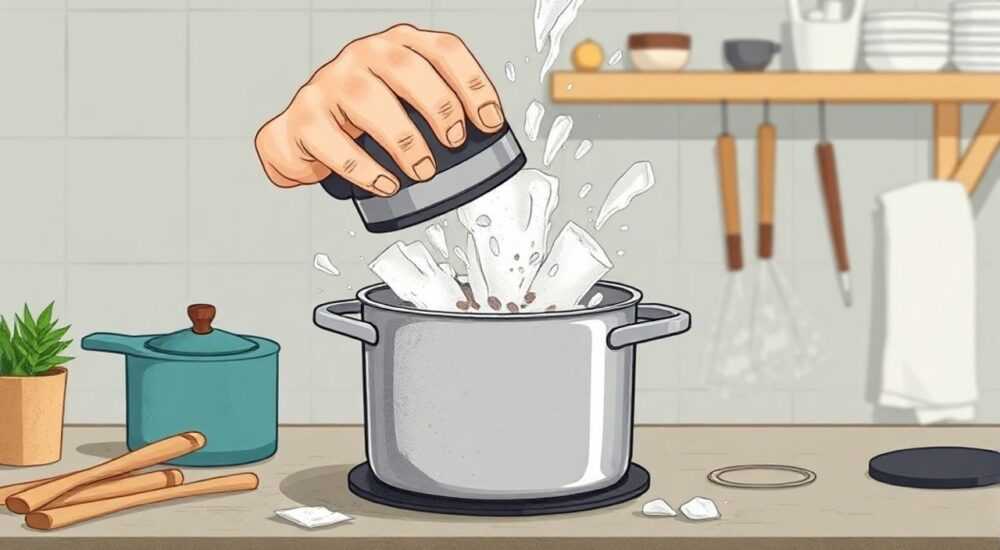Как очистить грязные кастрюли