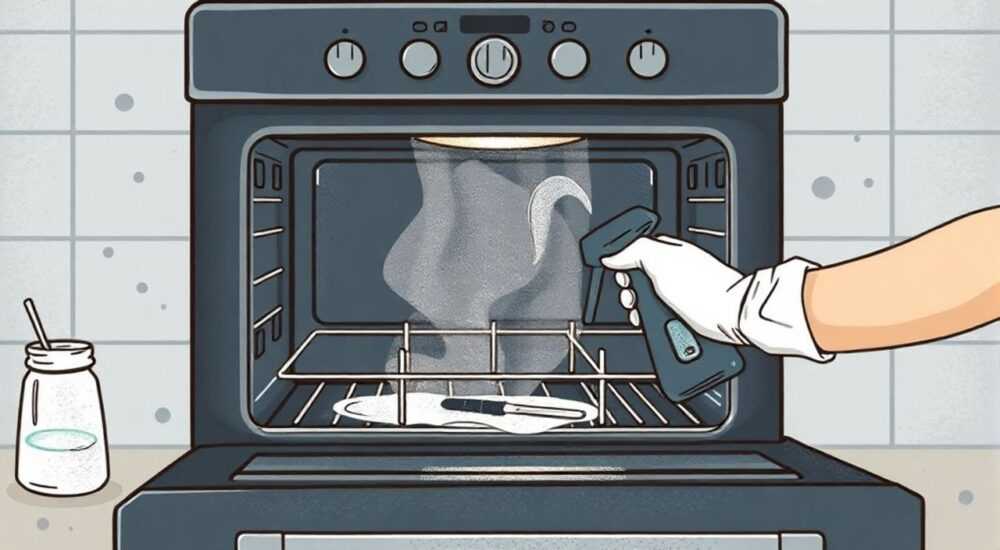 Как очистить нагар в электродуховке