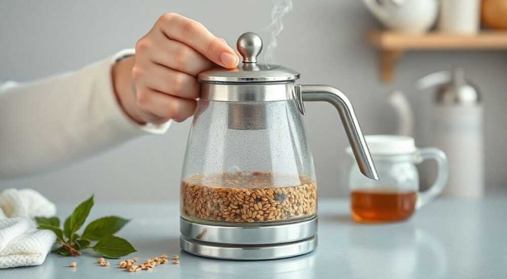 Как отмыть чайник от заварки