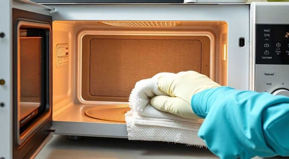 Как отмыть грязную микроволновку от жира внутри в домашних условиях быстро
