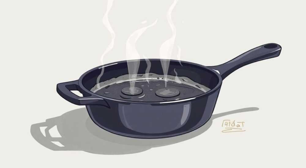 Как отполировать чугунную сковороду